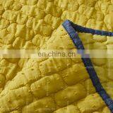 90gsm Microfiber Fabric Quilted Bedding Set Melange Texture Duvet Cover Set thumbnail-5