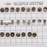 fashion metal button for jeans and shirt