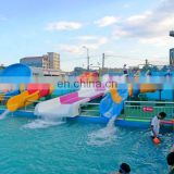 New water toys water park equipment for kids aqua waterslide with competitive price