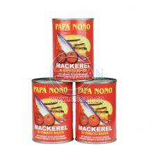 Factory Price Canned Fish Tin Mackerel in Tomato Sauce 155g/425g thumbnail-2