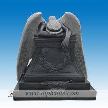 Marble Weeping Angel Statues for Sale thumbnail-2