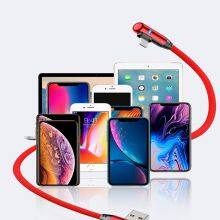 USB Cable Double Elbow Charging Data Cable 2.4A Suitable for Samsung Huawei Xiaomi With LED Indicator thumbnail-5