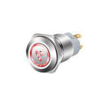 J&V Explosion-proof Metal Push Button Switch 16MM thumbnail-2