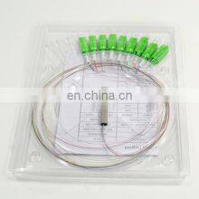 1:4,1:8,1:16 Mini Steel Tube Type Fiber Optic PLC Splitter With SC Connector thumbnail-5