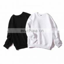 Custom Brand Round Neck Plain Sweatshirt 100% Cotton High Quality Men Custom Pullover Hoodie Plus Size Men T-shirt thumbnail-1