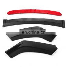 Auto Car Accessories Gloss Black+Red Universal Front Lip Auto Lips For All Cars thumbnail-5