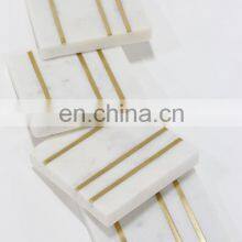 Marble Round Beaded Luxury Tables Coasters thumbnail-5