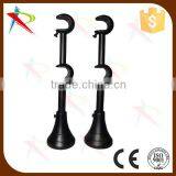 100% Non-rust Durable Double Curtain Bracket/ Wall Pole Brackets /black Double Curtain Bracket thumbnail-1