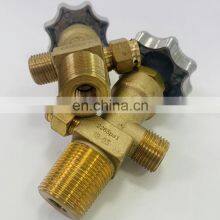 CGA320 High Pressure He Ar Gas Cylinders CGA Series Cylinder Valve 1 Piece Standard Pneumatic CGA350 Valve thumbnail-4
