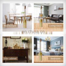Gold Unique House Luxury Fancy Iron Tall Long Stem Modern Nordic Metal Candle Holder thumbnail-5