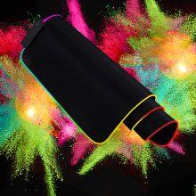 OEM Custom Printing Glowing LED Lighting Large Size Keyboard Computer Laptop Gaming RGB Mouse Pad thumbnail-5