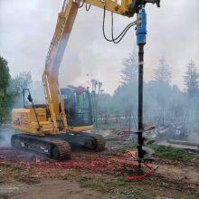 Easy Drilling Earth Auger Drill High Quality Mounted Core Rock Drill Attachment for Excavator thumbnail-4