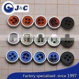 Black MOP Shell Buttons With Plating,pearl Shell Buttons Rim With Plated thumbnail-3