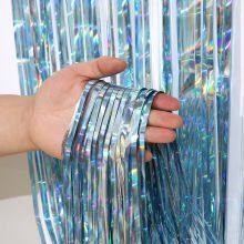 Прямые поставки от завода. Роскошные фольгированные занавески - Гибридные панно из бархата и фольги, занавески для украшения свадьбы thumbnail-2