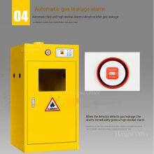 Armoire de stockage de bouteilles de gaz ventilée sur mesure avec alarme automatique pour les usines industrielles | Conception anti-explosion thumbnail-5