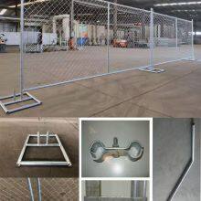 PVC Coated Chain Link Temporary Fence With 3mm Wire Diameter thumbnail-3