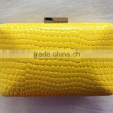 PU Evening Bag,shine pu Clutch Handbag,fashion PU&metal Evening Hard Box thumbnail-2