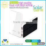 Hot Sale 6000mah Mobile Power Bank Solar Charger thumbnail-1