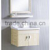 Quality Double Mirror Pvc Home Bathroom Mirror Cabinet thumbnail-2