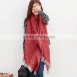 New Arrival Winter Ladies Fashion Fringe Tassel Chervon Pattern Russian Shawls Scarf thumbnail-6