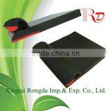 rubber and polyurethane skirt board and rubber sheet to prevent material spills used in coal mining/metal mining