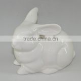 Ceramic rabbit as a gift the resurrection