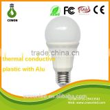 Thermal conductive plastic and Aluminum heatsink 3500k 1100lm omni smd led bulb black light
