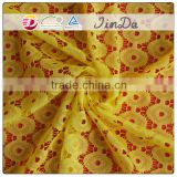 Fashion Lace Fabric Manufacture In China, Jacquard Fabric 100%Nylon African Fabric Wholesale