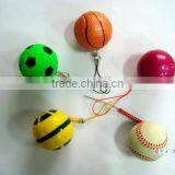 Sales Promotion Rubber Sport Ball Keychain thumbnail-4