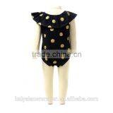 Wholesale Latest Newborn Baby Gir Baby Toddler Clothing Black Cotton Baby Romper for Infant Toddler Wear thumbnail-3