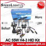 Top Selling and High Quality AC H4-3 H13-3 9004-3 9007-3 Dual Beam HID Kit