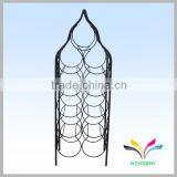 Floor Stand OEM Design Factory Made Metal Iron Wine Bottle Holder thumbnail-1