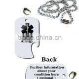 Low Price and High Quality Engraved id Tags