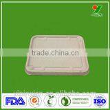 Hot Sale SGS FDA Customized Food Tray Sugarcane Bagasse Bagasse Pulp thumbnail-1