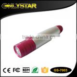 Onlystar GS-7003 wholesale mini torch krypton bulb lamp portable cheap led flashlight