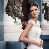 Glamurous A-line Soft Tulle Wedding Dress Dolores Embroidered Corset thumbnail-1