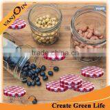 250ML Faceted Bonne Maman Jam Clear Glass Jars For Preserves Sweets Candles 82mm Lids thumbnail-4