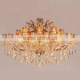 K9 Modern Luxury Amber Crystal Chandelier Lighting of CE thumbnail-1