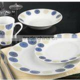 Round Shape Ceramic Dinner Ware Set thumbnail-1