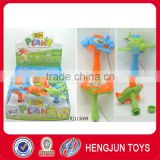 plastic hand fan toys with candy for kid gift