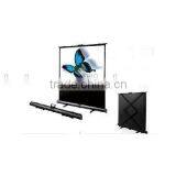 Pull Down Projector Screen /portable Floor Screen/pull up Projector Screen