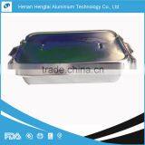 8011 Soft Lubricated Oil White Lacquered Aluminium Foil Airline Container thumbnail-2
