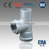 ERA Pvc Rubber Ring Fittings PVC Fittings With Gasket Reducing Tee MF thumbnail-1