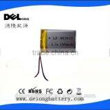 China Original Manufacture ODM/OEM 3.7v 150mAh Recharge /polymer Lithium Battery 402025 for Voice Recorder Pen