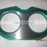 For Putzmeister Concrete Pump Spare Parts Spectacle Wear Plate and Wear Ring Professional Manufacturer thumbnail-1