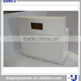 wooden portable retail cash counter design for retail store