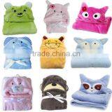 Baby Warp Soft Blankets With Animal Heads thumbnail-3
