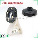 Usb Rechargeable LED Light Digital Microscope 70x Optical Smart Microscope