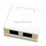 Cat.5e Surface Mount Dual Port Box