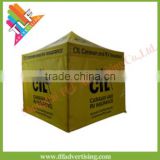Heavy duty dye sublimation printing hexagon 50mm aluminum sports event easy up tent